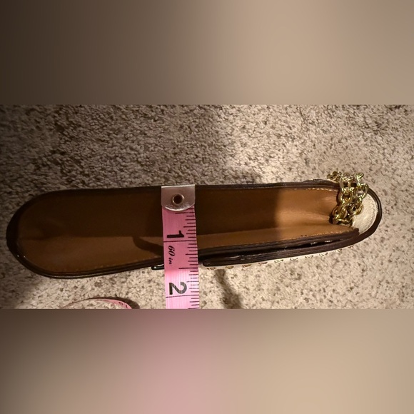 Lauren Ralph Lauren White and Brown Shoulder /Clutch Bag - Picture 13 of 13